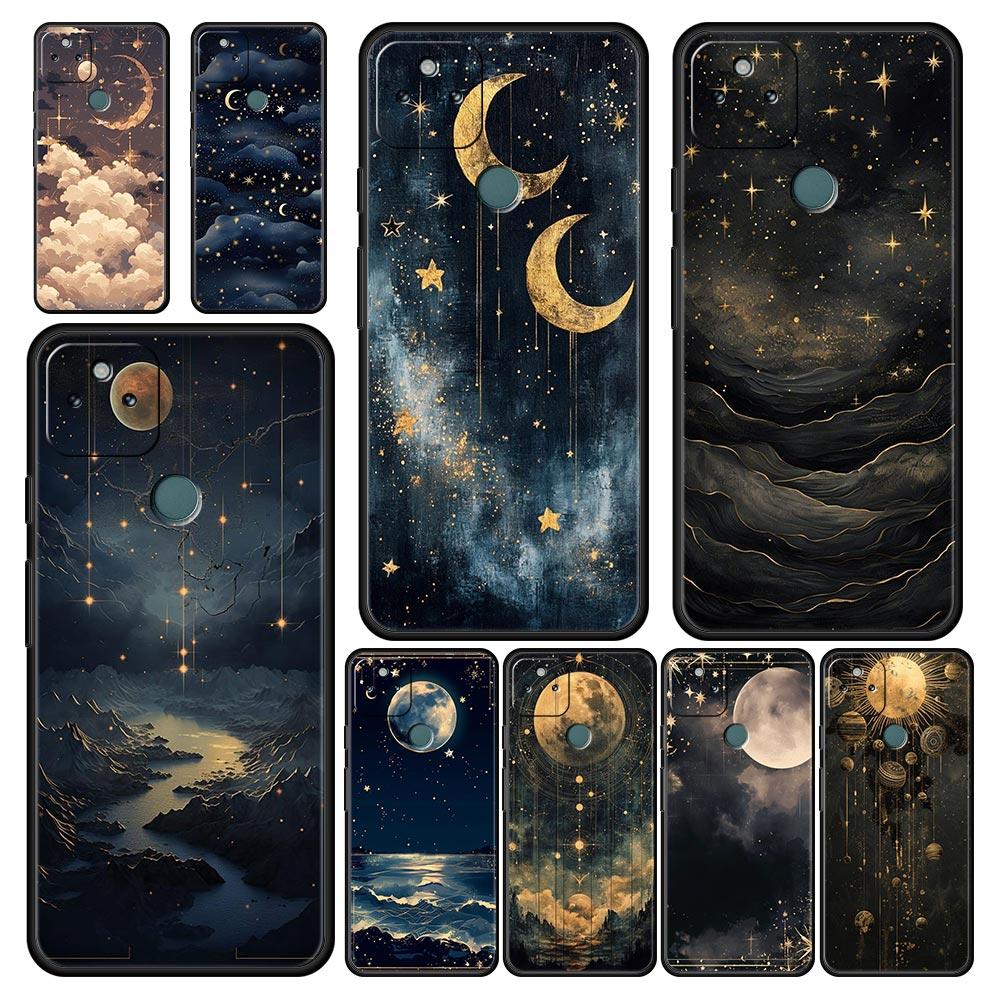 Fashion Starry Sky Stars Phone Case Cover for Google Pixel 10 9 8 7 6 9A 8A 7A 6A Pro Shockproof Soft TPU 9 Pro XL Shell Capas