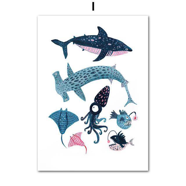 

Тигр, леопард, обезьяна, насекомое, океан, кит, джунгли, настенное искусство, холст, живопись, постеры и принты, настенные панно для декора гостиной, без рамки 21*30cm