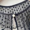 New lace embroidery pearl shawl women's spring and summer with skirt shirt decoration neck guard shoulder hollow false collar