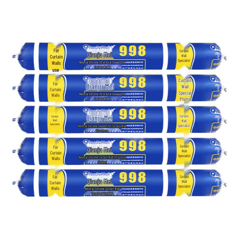 Qianjumei 998 Neutral Silicone Structural Sealant 590ML, 5 Tubes