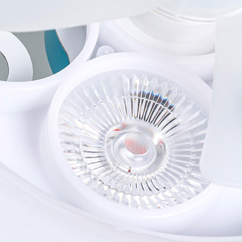 Ceiling Fans With Lights Dimmable LED Cold Color Light Low Profile Ceiling Fan and Light Fan Blades for Bedroom Kitchen