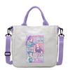 KPop Demon Hunters Shoulder Bag Kawaii Cartoon Handbag Large Capacity Crossbody Fashion Portable Canvas Storage Bags Gift Kid Friendly Entertaining