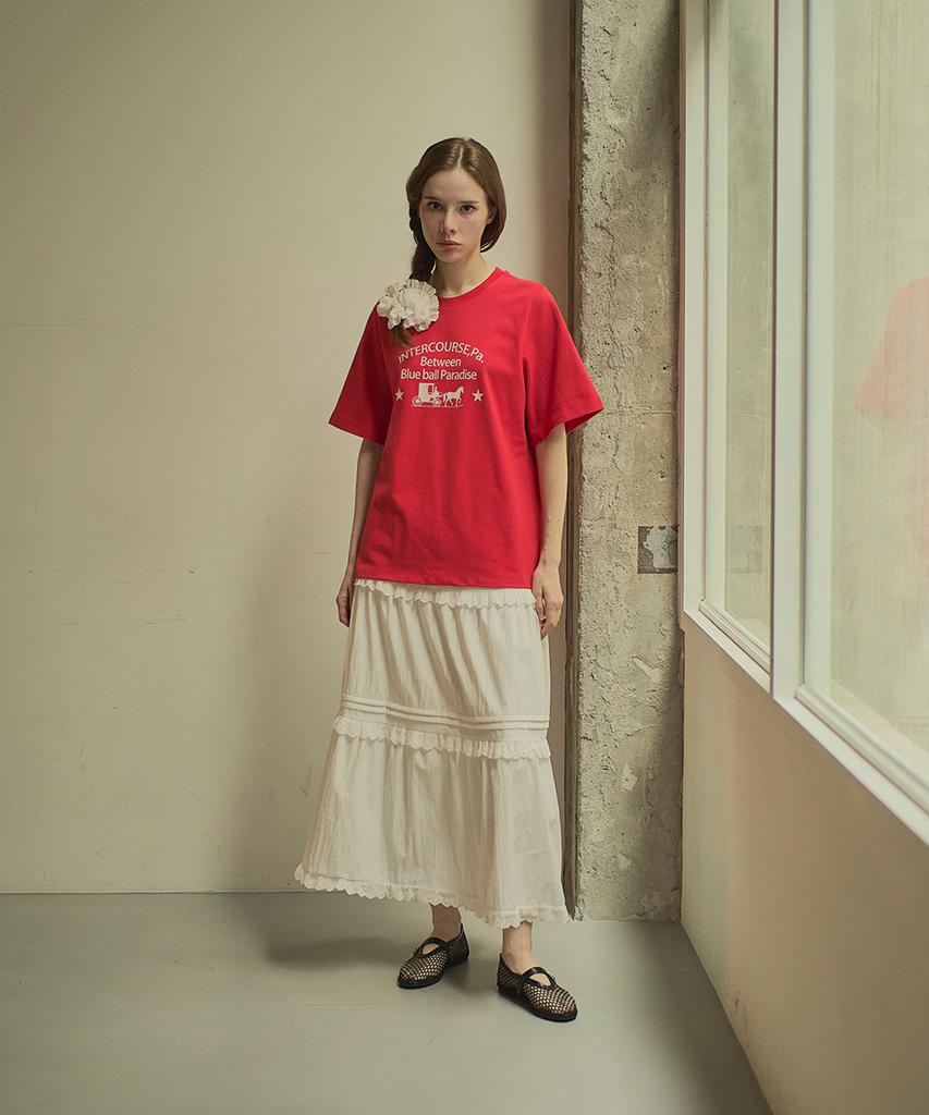 Iteoneolmomeonteu Paradise T-Shirt _ Red