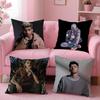 Z-Zayn M-Malik Singer Cushion Cover Plush Fabric Soft Double-Sided Printed Sofa Warm Winter Home Gift Pillow Cover