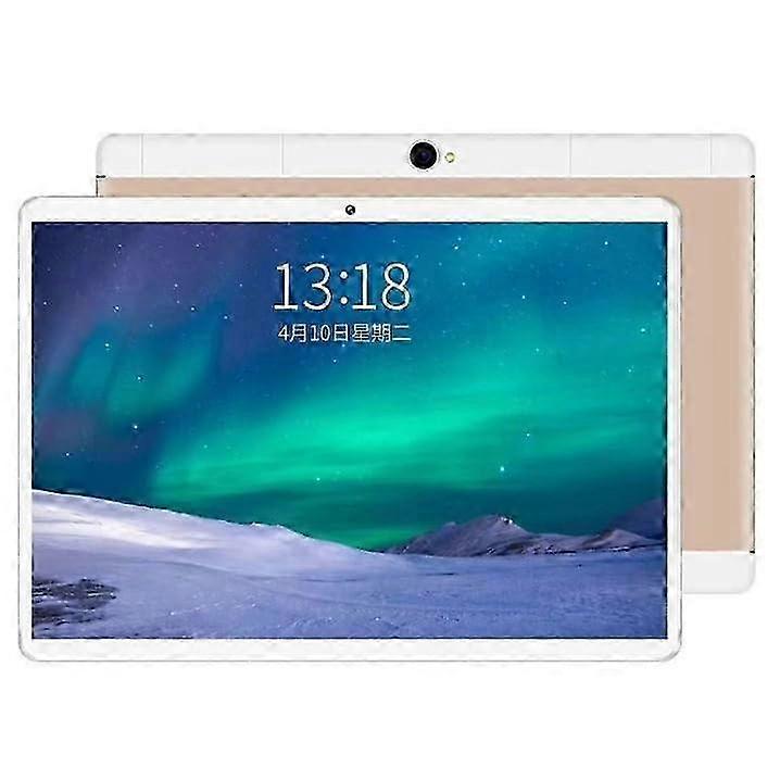 2026 Tablet 10.1 pollici wif Bluetooth Android Chiamata Digitale Doppia Fotocamera (Metallico)