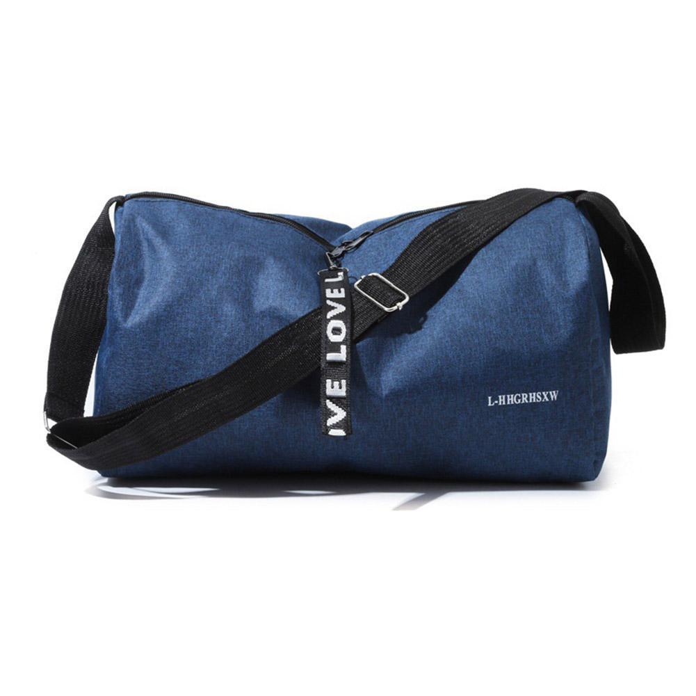 Portable Outdoor Fitness Gym Bags Multifunction Fitness Travel Handbag Nylon Adjustable Strap For Weekend Training