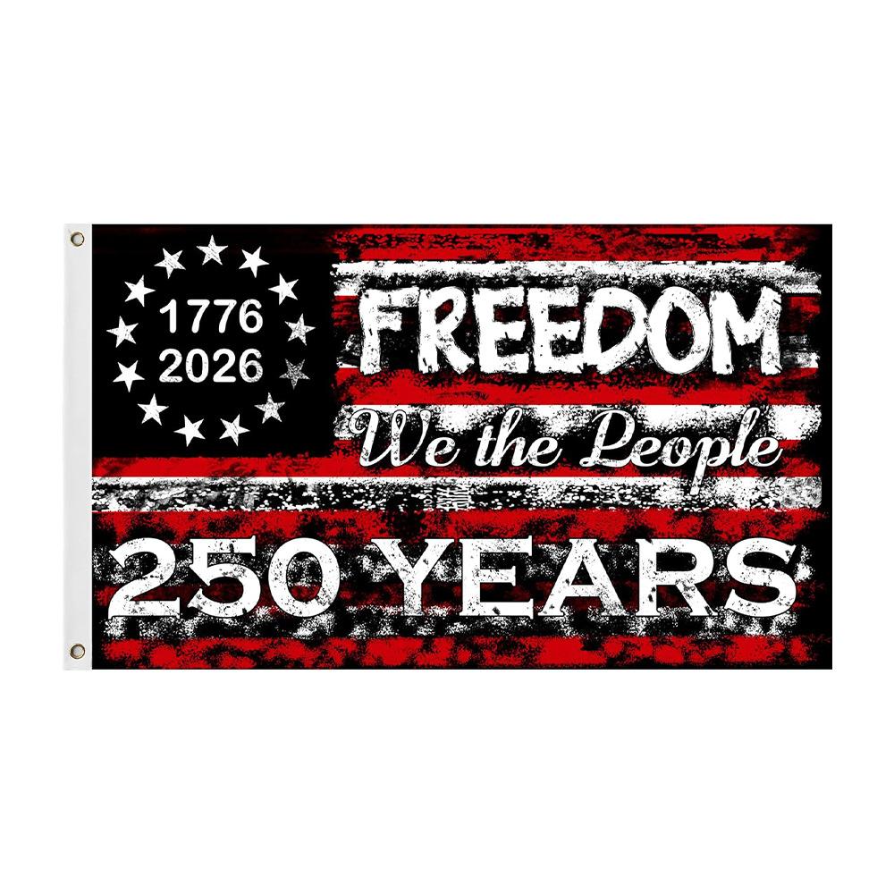 Usa Patriotic Banner Standard Size American 250th Anniversary Flag 250 Years Commemorative Flag Patriotic 3x5 Ft American Flag