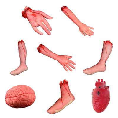 Dead Bloody Scary Limb Props for Yard Garden Horror Props Halloween Decorations Decorative Extremity Decorations