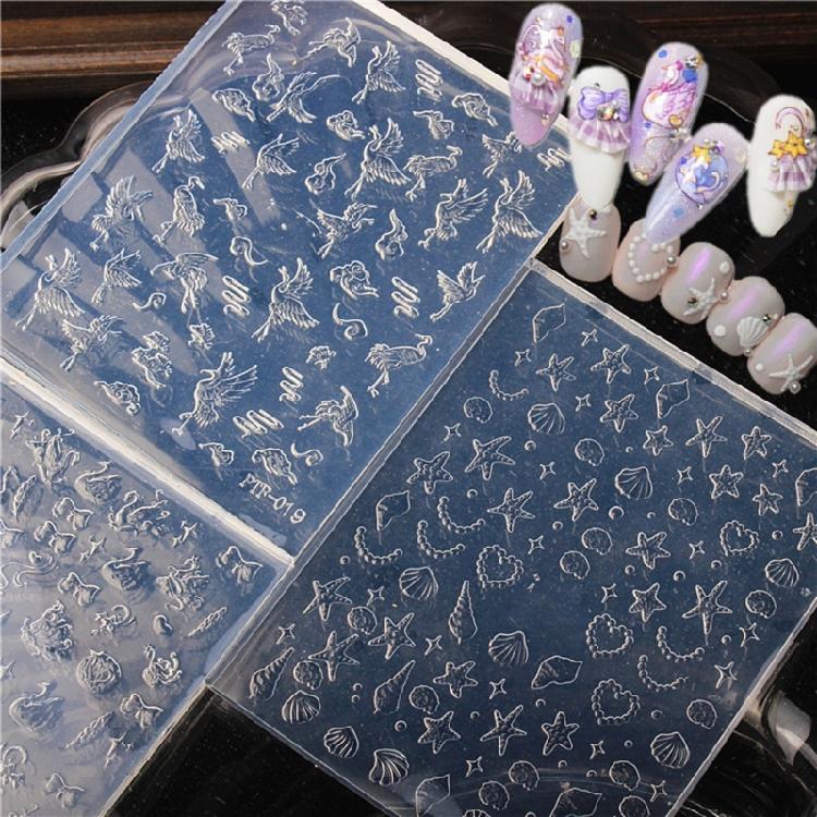 Multi Pattern Embossing Nail Art Silicone Mold For Customizable Resin Accessories And Craft Enthusiasts Jewelry Mould