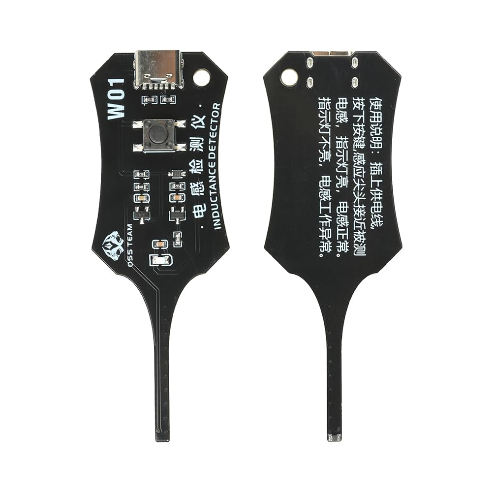 W01 Inductance Detector Tester High Precision Electromagnetic Induction Fault Checker Tools for Phone PCB Motherboard Repair