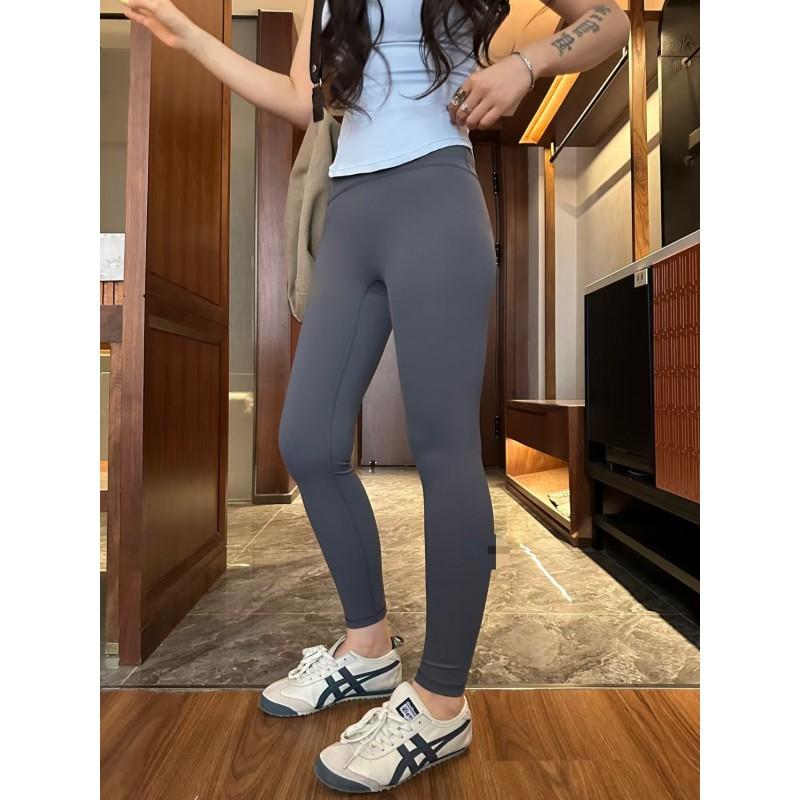 Ailogt Kendall Jiso Same High Waist Leggings Women Tummy Control Butt Lifting Yoga Pants Running Pilates 9/10 Length