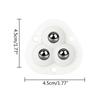 Mini Swivel Casters Wheels Self Adhesive Universal Wheels 360 Degree Rotatable Steel Bead Pulley Storage Box Roller