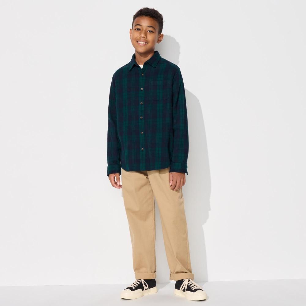Uniqlo Kids Flannel CHeck SHirt  Long Sleeve  H