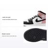 Air 1 Mid GS Rust Pink Kids Sneakers White Black DQ8423-100