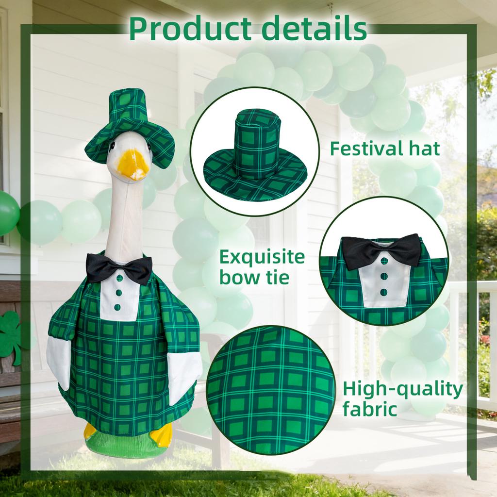 Porch Pet Dog Garden Ornaments Clothing Set
