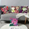 Cartoon I-nvader Zim Cool Cute Cushion Cover Pillow Cover Home Sofa Living Decoration Room  Office Car Nordic Simplicity