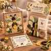 Craft Kits for Creative Kids Button Blessing Friendship DIY Kit, Animal Insect Educational Hands on Toys Art Kit Adults Teens, Handmade Gift & Hanging