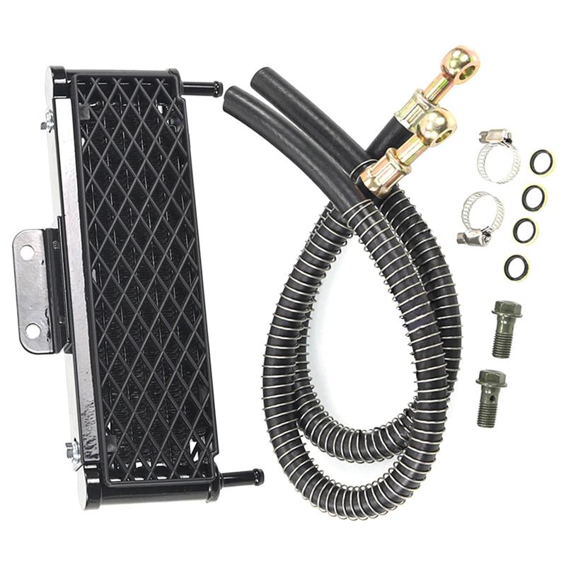 Top Sale Motorcycle Radiator Interface Engine Oil Cooler 50-160Cc ATV Oil Cooling
