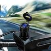 Aluminiumlegierung Dual Auto USB Ladebuchse QC3.0 LED Digitalanzeige Adapter für BMW K1600B F800 GS R1200 RT für DIN Hella Stecker
