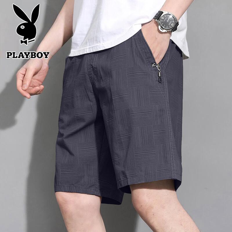 PLAYBOY Men s Summer Casual Cargo Shorts XL
