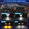 7 Inch LED Headlight Square Headlamp High Low Beam DRL Turn Signal Lamp for Off Road Vehicle