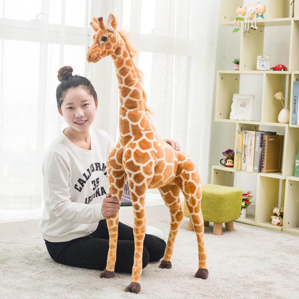 Soft Kids Toy Birthday Gift Simulation Giraffe Doll Stuffed Toy Giraffe Plush Toys Animal Dolls