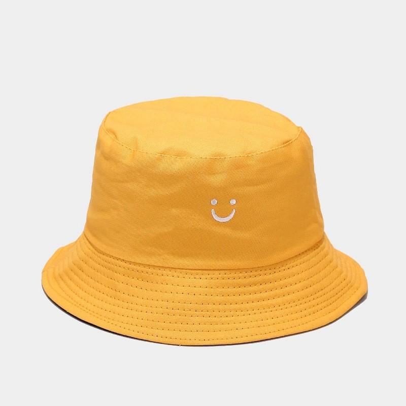 

Cotton Fisherman Hat With Wide Brim For Summer Sun Protection And Casual Wear For Adults And Kids Yellow,M