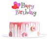 Happy Birthday Colorful Acrylic Cake Topper