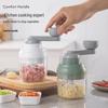 Hand-Crank Garlic Chopper and Mincer