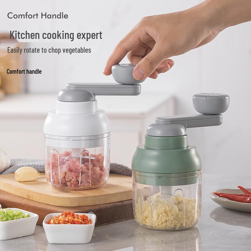 Hand-Crank Garlic Chopper and Mincer