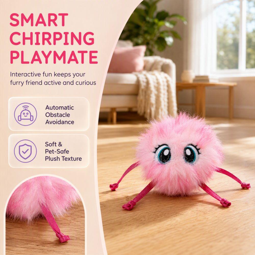 Bite-Resistant Cat Electric Jumping Ball Teeth Cleaning Automatic Interactive Cat Toy USB Rechargeable Electric