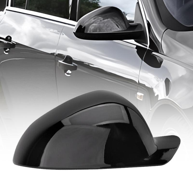 Car Right Side Door Wing Mirror Cover Cap Fit for Vauxhall Ignia 2008 2009 2010 2011 2012 2013 2014 2015 2016 Black