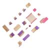 Dollhouse Furniture Set Wooden Delicate Details Educational Miniature Furniture Set Mini Furniture