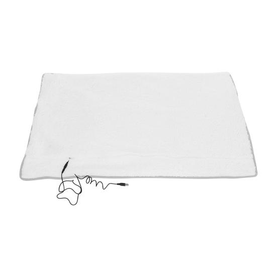 Electric Heating Blanket 5V Low Voltage USB Charging Quickly Heated Warm Shawl Winter Cape Pad Button Closure Throw Blanket