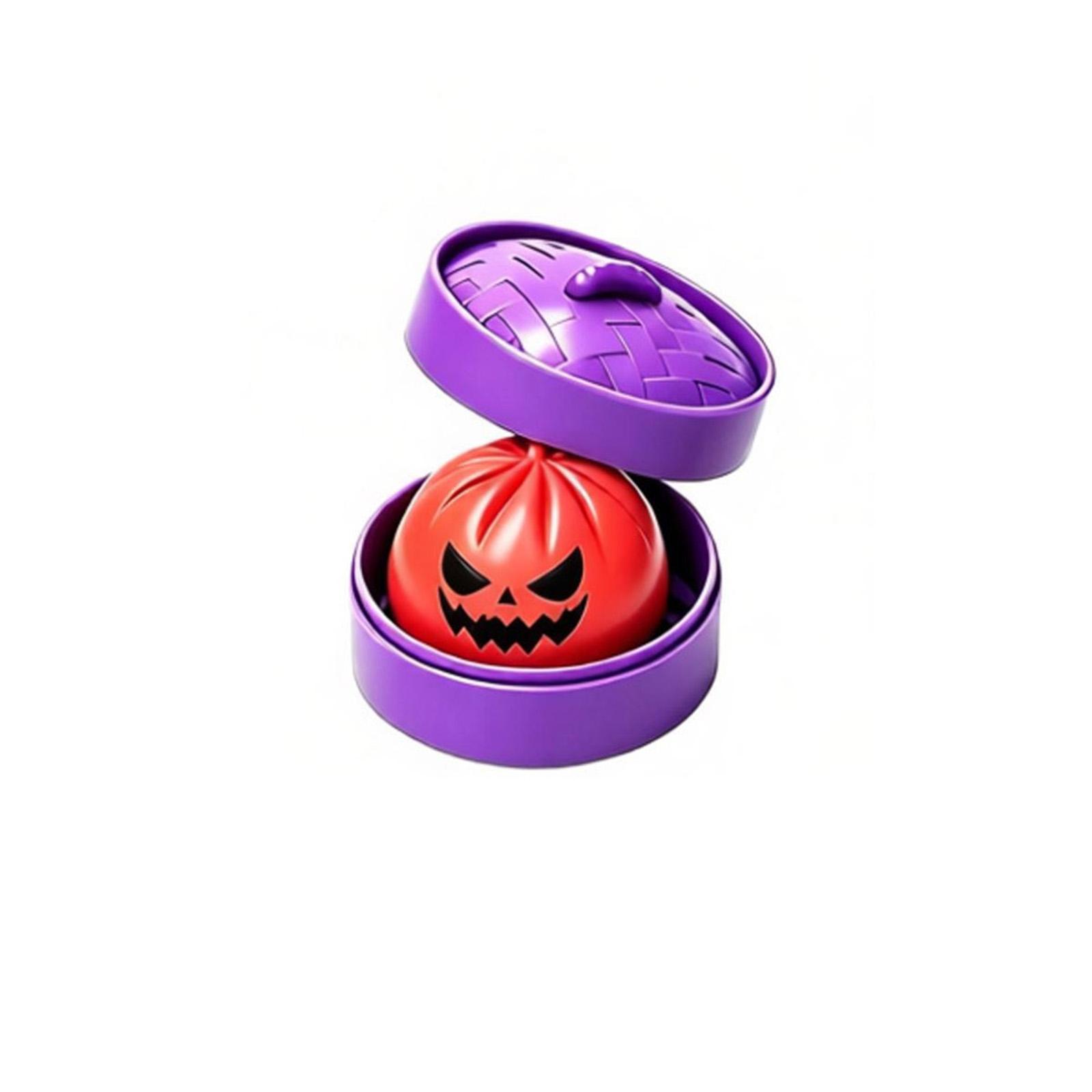 Halloween Slow Rising Toy Bun Shaped Soft Non-Sticky Funny Stress Toy красный