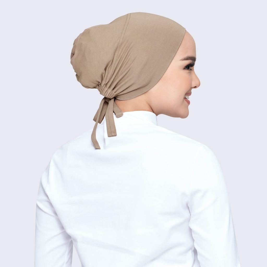 82 colori Sottocappello con Laccetti Moda Donna Hijab Interno Cappellino Musulmano Cuffia Sottoscarpa Semplice in Cotone Spandex Jersey Islamico DEW