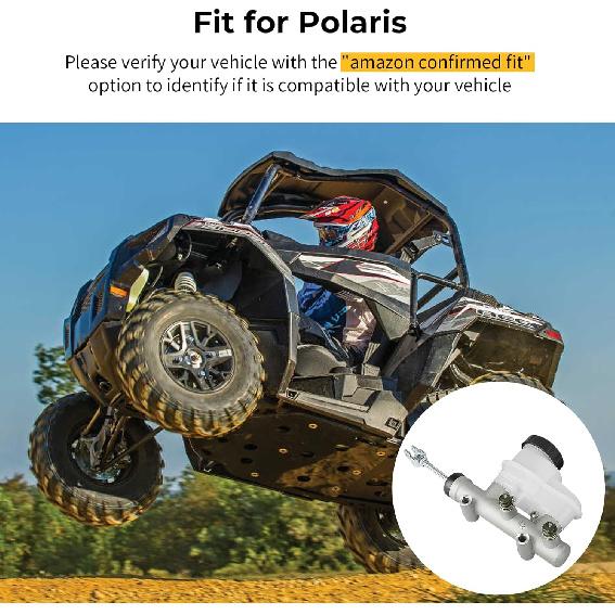 M MATI Brake Tandem Master Cylinder for Polaris Ranger 400 500 570 800 900 1000 RZR 570 800 900 1000 ACE 325 570 900 General 1000 Brutus
