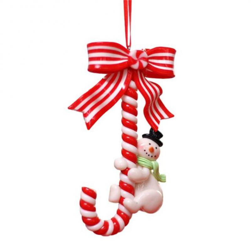 6pcs/box Christmas Tree Pendant Red Star Candy Snowflake Xmas Ball Ornament New Year 2025 Home Decoration Noel Gift Navidad 2024