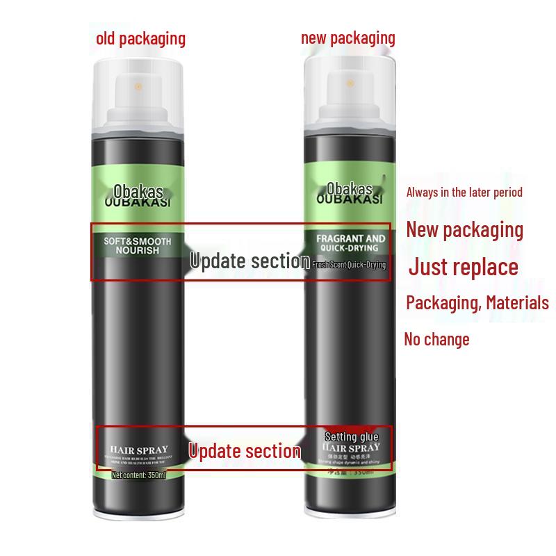 Oubakasi Men s Volumizing Styling Hairspray - Barbershop Fresh Hold