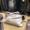 Tote Bag Women PU Luxury Chains Comes with Earphone Bag High-Capacity Shoulder Bag Handbag Euro-America Style Women Bag