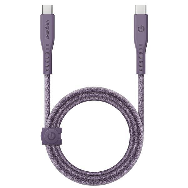 ENERGEA Flow USB-C - USB-C cable 1.5m purple/purple 240W 5A PD Fast Charge
