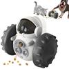 Interactive Dog Toy Robot Shapes Food Dispensing Slow Feeder Self-Moving No Power Needed Pet Enrichment Toy