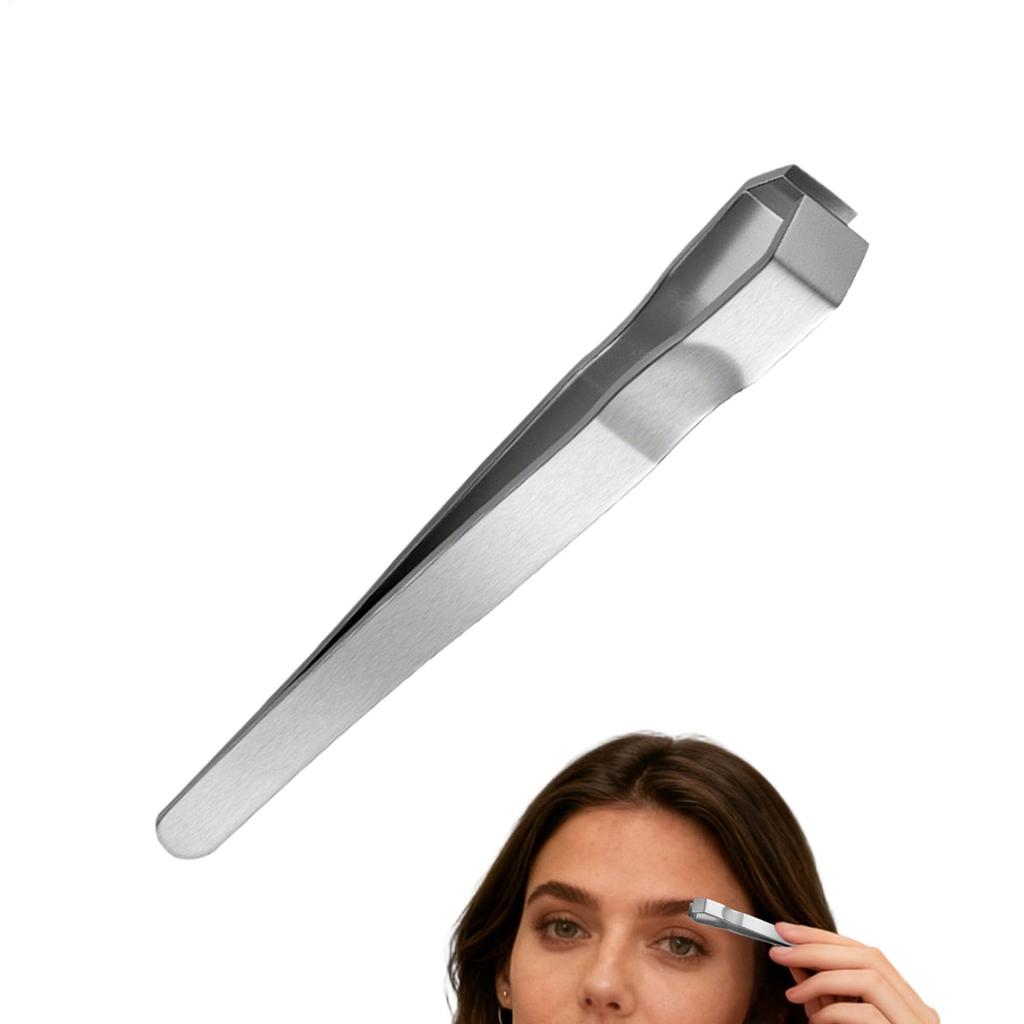 Eyebrow Tweezers Stainless Steel Hair Removal Makeup Tools Oblique Eye Brow Clips Eauty Tools For Eyebrows Ingrown Hair Removal
