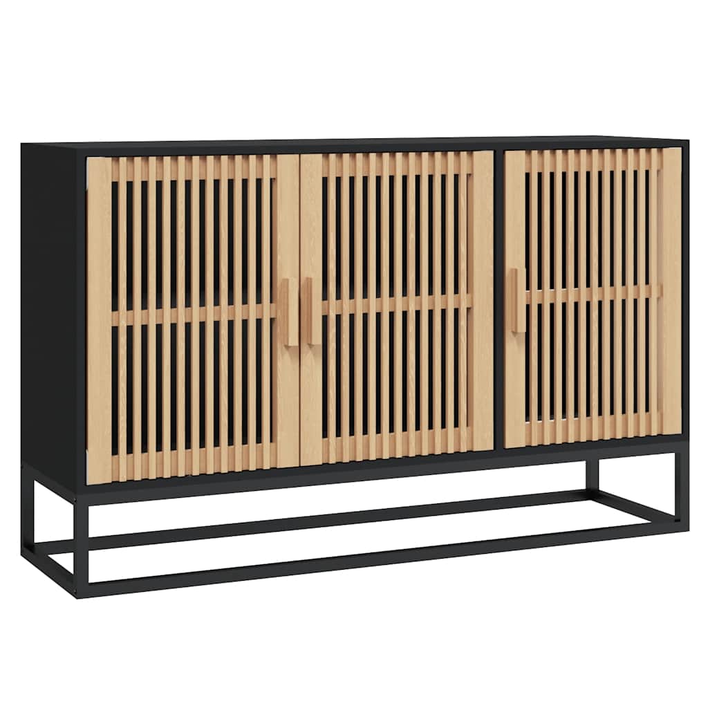 Sideboard Black 105 X 30 X 65 Cm Particleboard