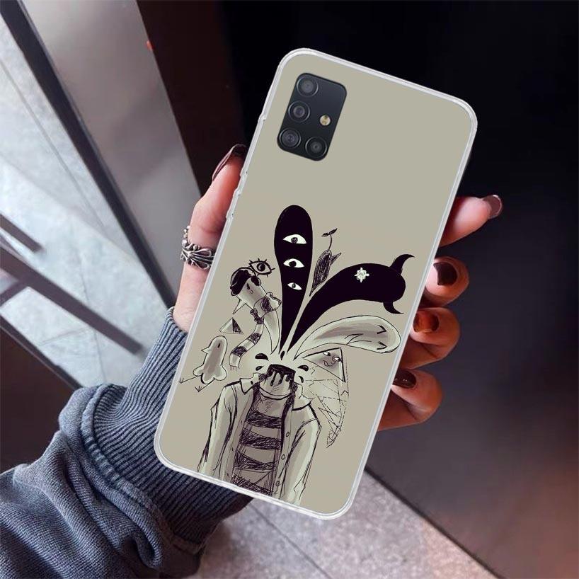 Oyasumi Punpun Phone Case For Samsung Galaxy A12 A52S A42 A32 A22 A51 A50 Note 20 Ultra 10 S10 Plus A71 A70 A31 A30 A10S Galaxy
