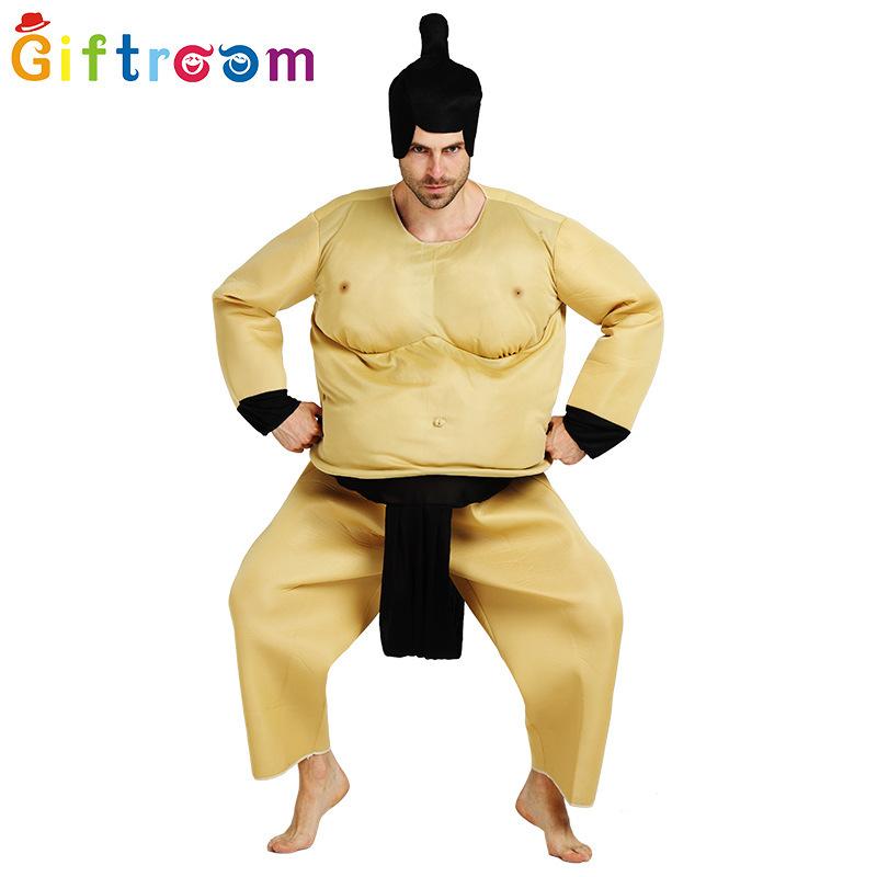 

Костюм на Хэллоуин Утолщенный Аутентичный Костюм Борца Сумо Для Сценического Выступления Мужской