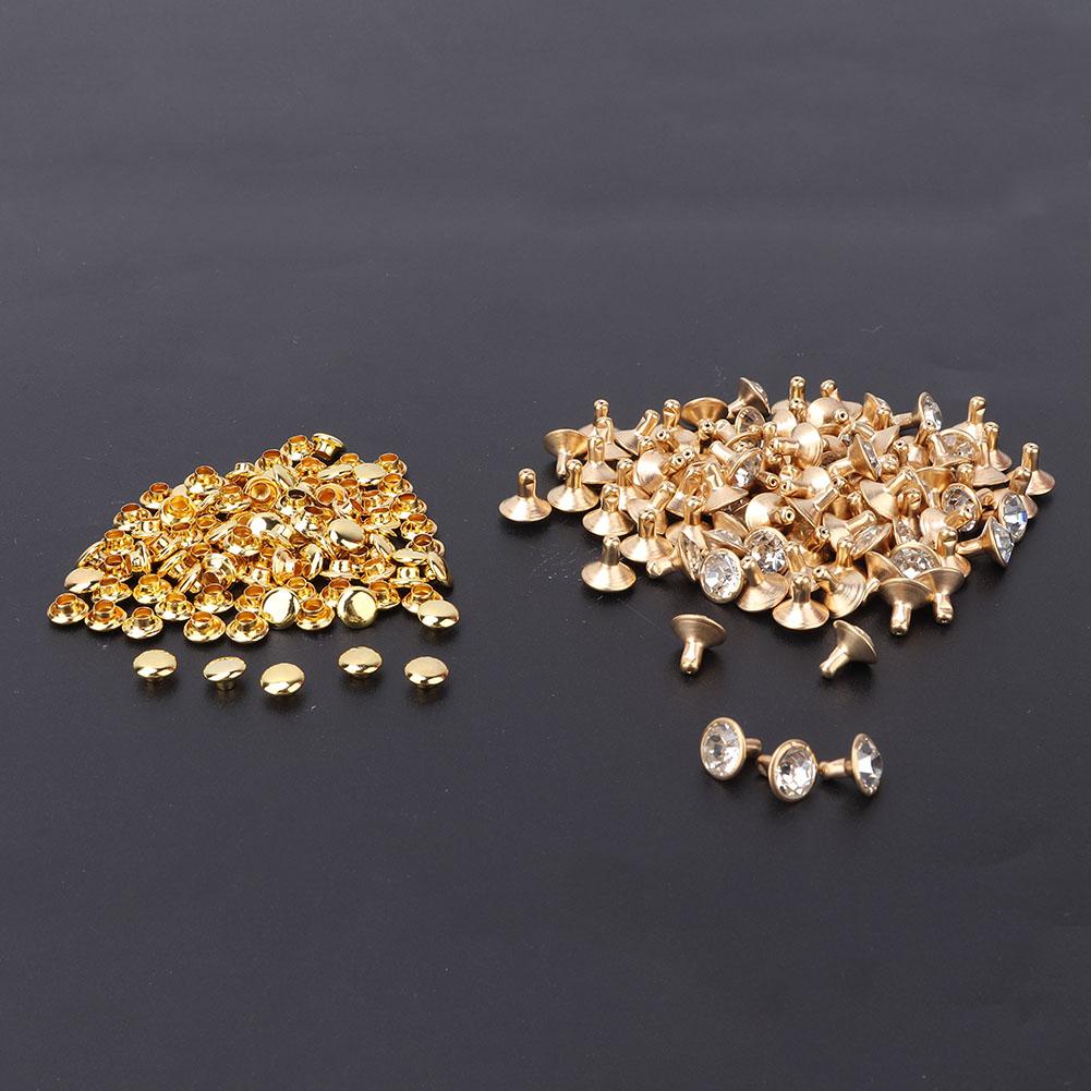 Cloth Inlay Rivets 12mm Spots Studs for Leather Craft Decoration(#1)