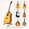 MUSO Folding Guitar Easy Fits and Durable Solid Holder A-Frame Stand, Assembly, Portable, Bass, Ukulele, Banjo, Cello, Mandolin, (Acacia)