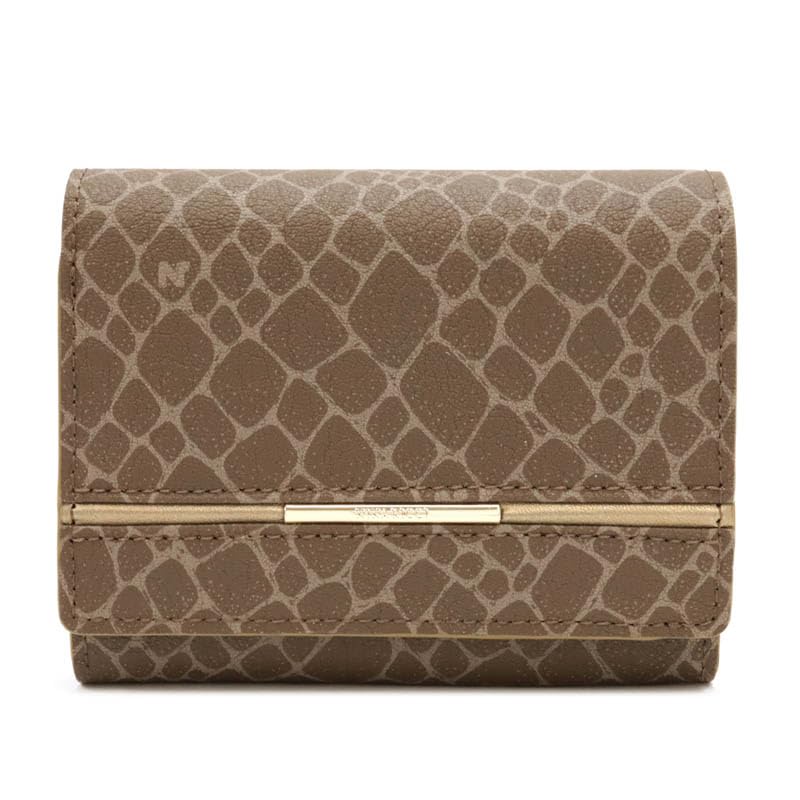 

Кошелек Nina Ricci Atre Nouveau Золотой Двустворчатый Кошелек 85-8202 Женский золотой