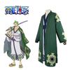 Roronoa One Piece Zoro Cosplay Costume Kimono Robe Full Suit Halloween Play Role